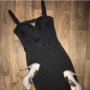 Black cocktail dress